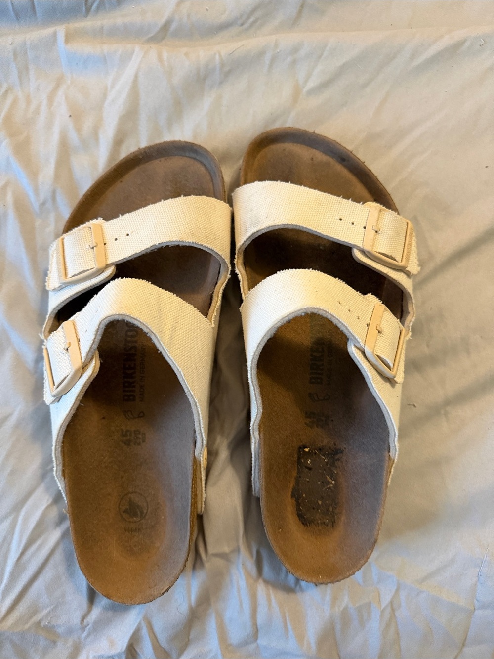 Birkenstock Men’s Two-Strap Canvas Sandals